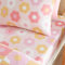 Catherine Lansfield Spannbettlaken für Doppelbett, Retro-Design, Gänseblümchen, Rosa