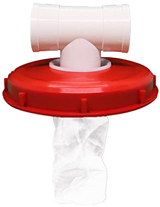 IBC - Filtro de tapa de nailon IBC, filtro de agua de lluvia, DN 150/DN 225, DN 75 mm, contenedor IBC, recipiente IBC, filtro de lid (DN 225, DN 75, canales T)