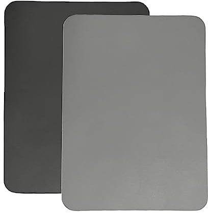 SOQKEEN 2 Stück Abtropfmatte Geschirr, 40 x 30 cm Kaffeemaschine Unterlage Saugfähige Abtropfmatte Super Saugfähige Abtropfmatte für die Küche, Spüle Kaffeemaschine (Dunkel- und Hellgrau)