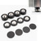 4 Pcs Speaker Feet Isolation Pads POM Spike Stand Subwoofer Feet with Stainless Steel Speaker Pads for Vibration Damping,HiFi Speakers,Audio Amplifiers,DAC and CD Player (49X35mm, Speaker Feet Pads)