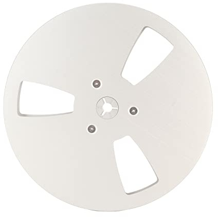 1/4 7 Zoll Leere Spule, Aluminiumlegierung, Universell, 3-Loch-Design, Perfekter Ersatz, 7 Zoll Spulendurchmesser, für Reel-to-Reel-Bandmaschinen (Silver)