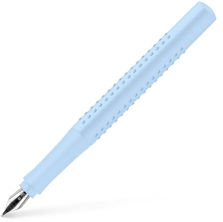 Faber-Castell 140846 - Füller Grip 2010, Federbreite B, sky blue, 1 Stück