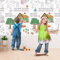 PHOGARY Papier-Tischdecke zum Ausmalen, Motiv Bauernhof Poster zum Ausmalen, Maltischdecke für Kinder Bauernhof Geburtstag Deko Kreative Kinderbeschäftigung, Mal Mich Bunt