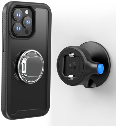 SOKUSIN Handy Wandhalterung, Universal 360° Drehbar Smartphone Küchenwandhalterung Portable Phone Holder kompatibel Kompatibel mit iPhone 15 14 13 12 11 Plus Pro Max Mini Samsung S24 S23 Ultra Xiaomi