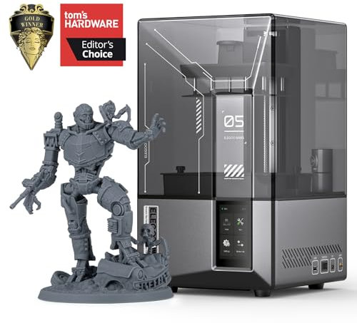 ELEGOO Mars 5 Ultra Resin 3D Printer, 9K Mono LCD Screen, Auto Leveling, Wi-Fi Cluster Printing, AI Camera, 150mm/h Fast 3D Printing Speed, 6.04x3.06x6.49 inch Printing Size