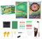 Shurzzesj Golf-Dart-Chipping-Spiel,Golf-Chipping-Spielmatten-Set - Schlagmatte, doppelseitige Mehrzweck-Übungsmatte,Komplettes Golf-Trainingsmatten-Set, große Dartscheibe, lustiges Familienspiel für
