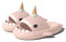 Zureto Ciabatte per squalo di gelato con divertenti pinne di gelato 3D, unisex, rosa., 44/45 EU
