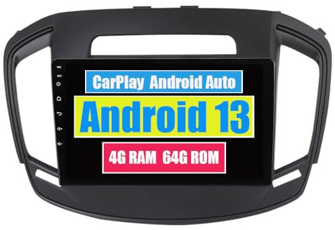 RoverOne Car Stereo CarPlay Head Unit for Opel Vauxhall Insignia for Buick Regal 2013-2017 Android Auto Touch Screen Sat Navi Bluetooth WiFi Radio Player