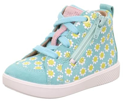 Superfit Mädchen Supies Sneaker, Hellgrün Gelb 7510, 24 EU