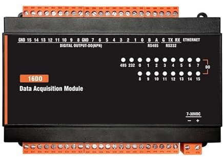 AMEHRU 16DO(NPN) 16-Kanal-Modbus-Controller mit digitalem Ausgang und Transistorausgang(MB317H(II)-SE)