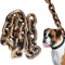 Lustig Hundeleine Kette, Hundeleine Kette Lustig Kettenhundeleinen, Haustierleinen für Hunde, 1.5M/4,92 Ft Hundeleine Große Hunde, Funny Puppy House Lines Hundeleinen, Stoßdämpfende Hundeleine