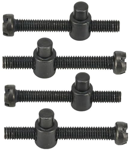 4 Pcs Chain Bar Tensioner Adjuster, Chainsaw Adjuster Bar Chain Tensioner Adjustment Screw Chainsaw Parts for Electric Chain Saw 405 5016 Chainsaw, Black