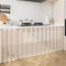 Cortina opaca para debajo del fregadero, muebles, armario, puerta, cortina para zapatos, estantería, sala de estar, ventana, cocina, 120 x 70 cm