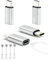 4 Pack Adaptateur Lightning vers USB C pour iPhone 15/16 Pro/16 Plus/Pro Max, Samsung S24, Supportant La Charge et Le Transfert de Données, Câble de Charge de Type C, Pas pour Audio/OTG/Headphone