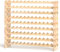 Giantex Casier à Vin avec 9 Étagères pour 108 Bouteilles, Range Bouteille en Bois de Sapin, Désign Séparable et Empliable, Étagère Vin pour Maison, Bar, Restaurant, 119 x 29 x 108 cm