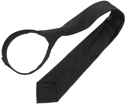 LIFKOME Krawatten Satz Für Herren Mit Reißverschluss Schmale Business-krawatte Formelle Einfarbig Für Partys Und Hochzeiten