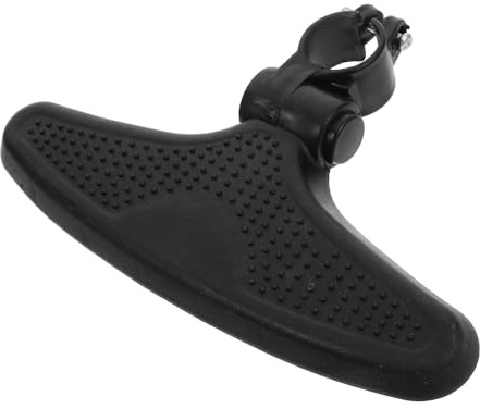 Kinderwagen Fußpedal Verlängerung aus Kunststoff mit Fußstütze, Schwarz | Babywagen, als Fußbrett Aufsatz, Robustes Zubehör, Geeignet für Langfristige Nutzung und Sicheren Halt
