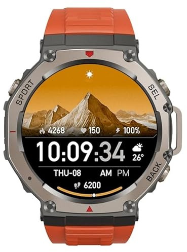 SWZEC Sekoda GPS Sports Smartwatch(Rojo)
