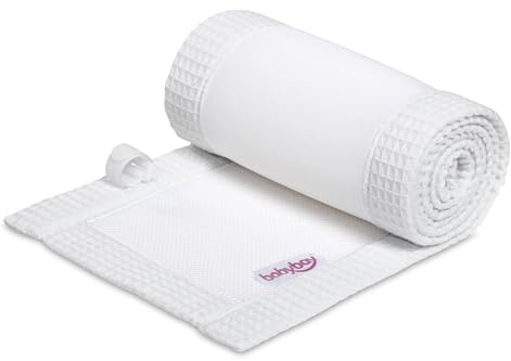 babybay Nestchen 3D Mesh-Waffelpiqué passend für Modell Boxspring XXL, weiß