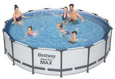 PISCINA STEEL PRO MAX C/TELAIO E ACCES D 457X107-95060 (457X107)