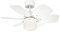 Westinghouse Lighting Flora Royale Ventilador de Techo E27, Blanco