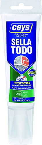 Ceys - Silicona sellatodo - Máxima resistencia y durabilidad - Sella todo tipo de materiales - 125ML
