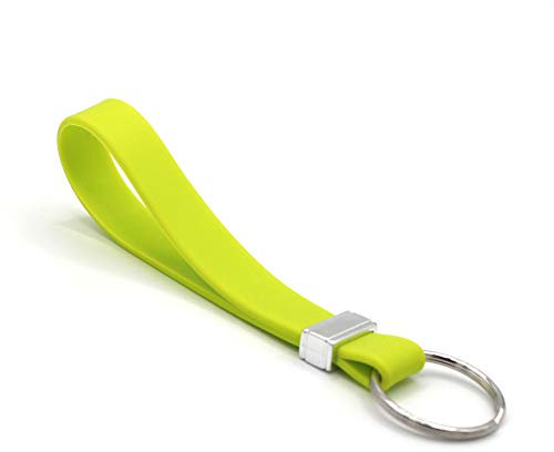 Finest Folia Portachiavi in silicone, verde lime, s