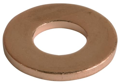 SW-Stahl S8037-11 Kupferring - 10er Set Dichtring 16,0 x 7,5 x 1,5 mm | Hochwertige Kupferringe - 10 Stück VPE - Passgenauer Kupferdichtring für Kfz - Zuverlässige Abdichtung von Verschraubungen