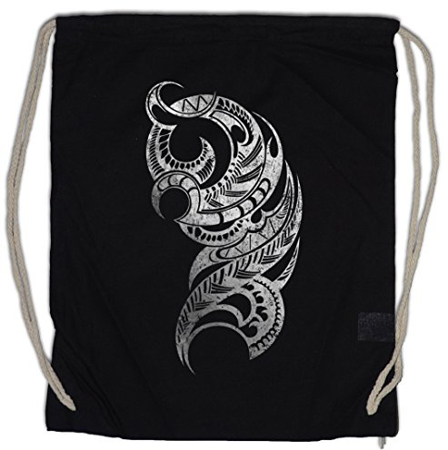 Urban Backwoods Maori Symbol Turnbeutel Sporttasche