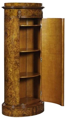 Casa Padrino Luxus Jugendstil Kommode mit Tür Hellbraun 62 x 39 x H. 145 cm - Barock & Jugendstil Möbel
