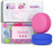Songlela Silicone Travel Cosmetic Containers with Leakproof Inner Lid, Multifunction Toiletry Jars for Cream Gel Paste Makeup Hair Pomade, Great for Travel, Camping and Outdoors, 4 Pieces (20 ml)
