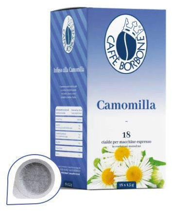 72 Cialde Filtro Carta 44Mm Caffe' Borbone Camomilla