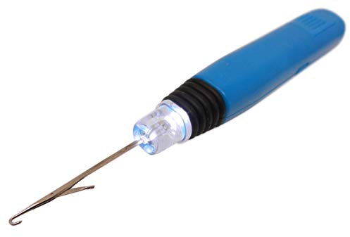 ZickZackNaehmaschine Knüpfnadel mit LED Beleuchtung und Schutzhülle
