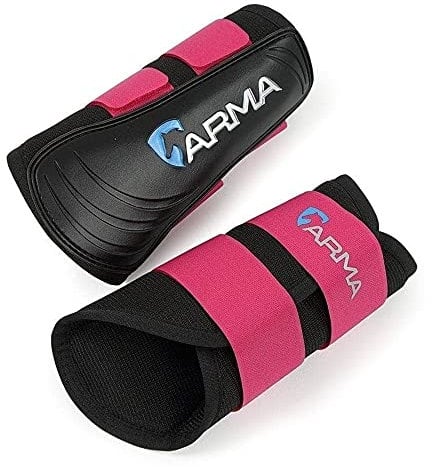 Shires ARMA AIR MOTION Gamaschen himbeer, Pferdegamaschen EXTRA Fulll, himbeer