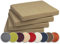sunnypillow 4er Set Stuhlkissen mit Bindebänder - 40 x 40 x 5 cm - Sitzkissen Outdoor für Stühle/Bänke - Polsterauflage Sitzauflage Gartenkissen für Garten viele Farben zur Auswahl - Beige