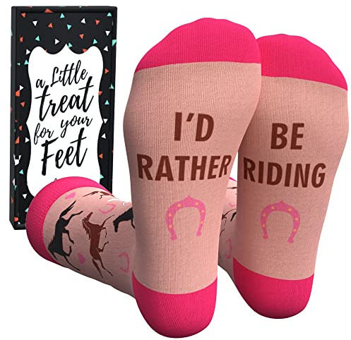 Cavertin Women's Socks with Gift Box Teacher Nurse Horse gift for her