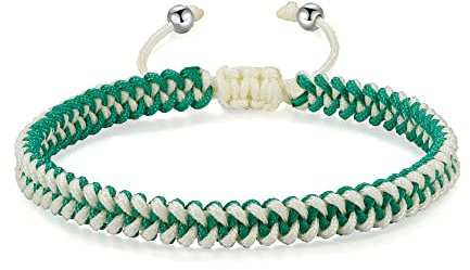JENDEAR SHINE Geflochtenes Seil Armband Damen Herren, Mädchen Jungen Geburtstag Freundschaft Paar Geschenke Handgemachter Schmuck