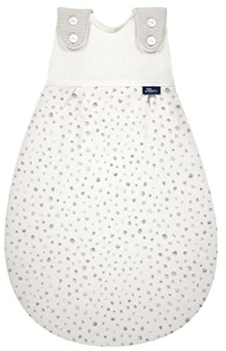 Alvi Baby Mäxchen Außensack Schlafsack im SET mit Babylöffel DeinKinderland Ganzjahresschlafsack | Babyschlafsack | Sommerschlafsack | Winterschlafsack (aqua dot, 68-74)