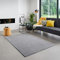 Carpet Studio Maine Teppich Grau, Teppich Wohnzimmer 190x290 cm, Kurzflor Teppiche, Wohnzimmerteppich, Teppich Schlafzimmer