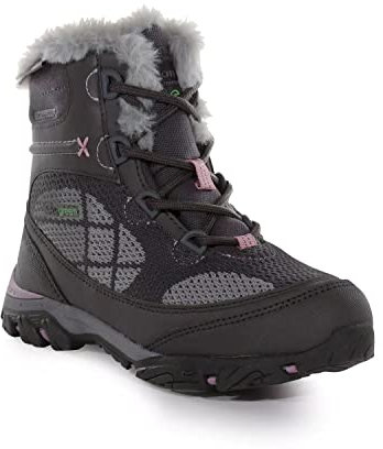 Regatta - Kinder Wanderstiefel Hawthorn Evo (34 EU) (Granitgrau/Duftendes Flieder)