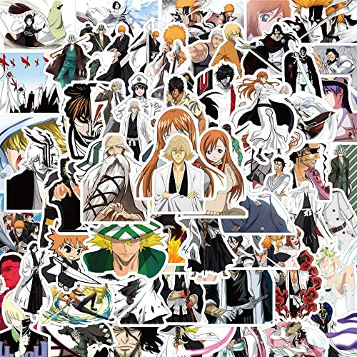 Cool BLEACH Anime Stickers Pack 100 PCS |Stickers for Car,Laptop,Water Bottles,Stickers for Teens Cute Vinyl Decals