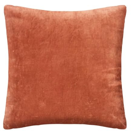 Atmosphera - Sitzkissen Otto Samt - Terrakotta-Rosa - 55x55 cm - Terrakotta rosa