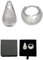 GoldenPlayer 18K Ohrringe Dupes, Ohrringe für Damen, Ohrringe Creolen für Damen, Hypoallergene 585 Vergoldete Ohrringe mit Ohrringbox (B-Silver)