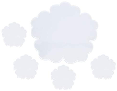 Moules De Dessous De Verre En Résine, Moule En Silicone En Forme De Fleur, Moules En Résine, Ensemble De Moules De Dessous De Verre En Silicone Pour la Fabrication De Plateaux De Fruits, Fournitures M