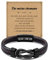 CheersLife Jahrestag Geburtstag Geschenke Für Ihn Ehemann Von Frau, Zu Meinem Ehemann Einzigartige Geschenke Knoten Lederarmband Für Männer, Ich Liebe Dich Herren Armbänder Leder Geschenk Valentinstag