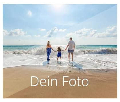 WANDURLAUB - Dein Bild auf Acryl - Basic Edition XXL - 60x50 cm Acrylglas mit eigenem Foto bedrucken - Brillanter Druck auf rahmenlosem Acryl inkl. Wandhalterung - Ultra HD Druck - Made in Germany