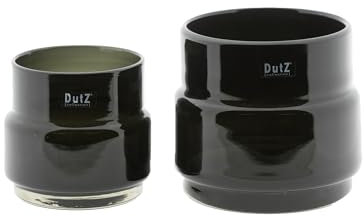 DutZ Pot MAARTJE | Smoke | mundgeblasenes Glas | Vase, Windlicht, bertopf | versch. Grössen (H 14 cm D 16 cm), 1474278,1474279