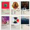 Poster mit Musikalbum von Kanye West, limitierte Auflage, Musik-Leinwand-Poster, ästhetisches Wohnzimmer, Gemälde, Dekoration für Zuhause, Büro, 60 x 90 cm, Rahmen-Stil, 6 Stück