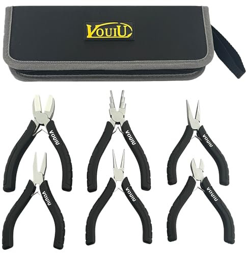 VOUIU 6-teiliges Schmuckzangen-Set, Schmuckherstellungswerkzeuge