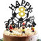 Tortendeko Fussball,Fußball Cupcake Toppern,Happy Birthday Fussball Tortendeko,Fußball Kuchen Deko,Fussball Torten Dekor,Fussball Geburtstag Deko,Tortendeko Geburtstag Junge (8)